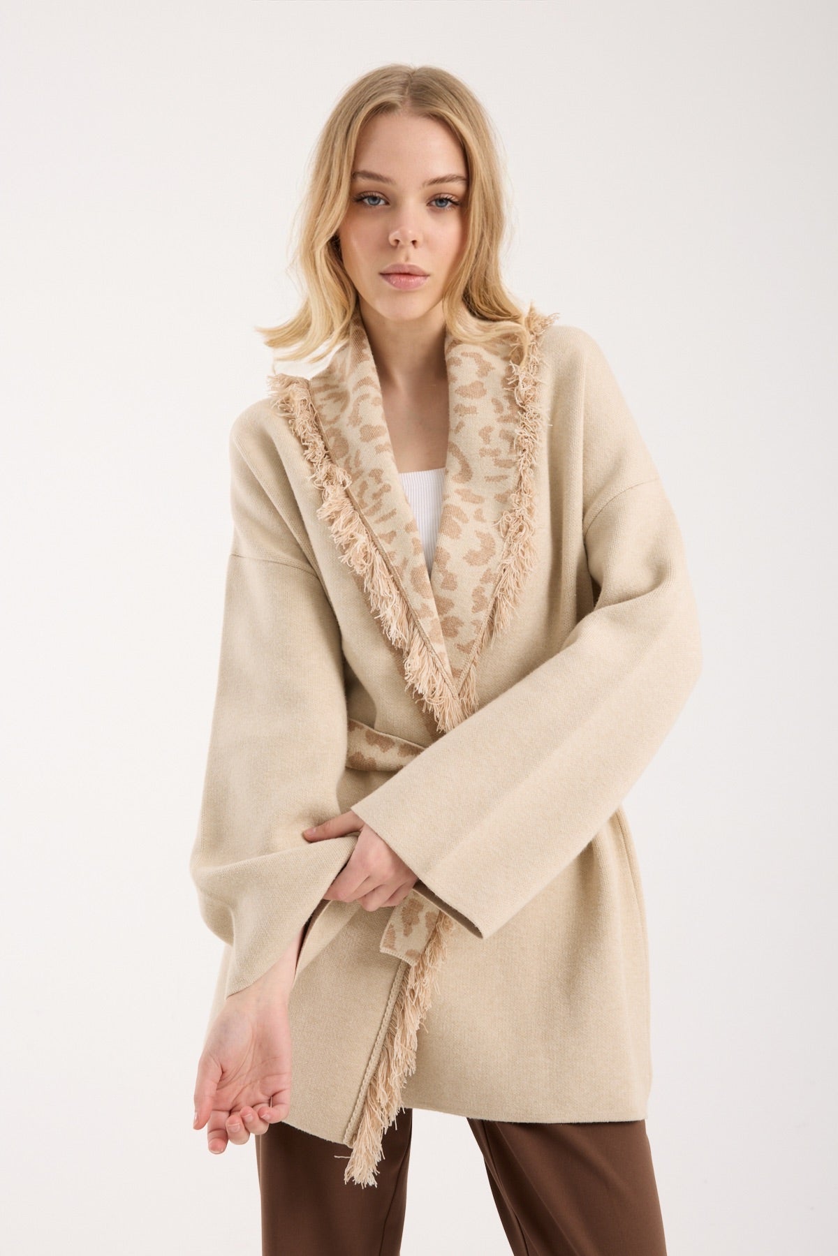muse beige cardigan